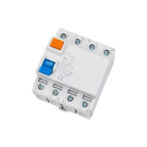 RCCB 6kA Breaking Capacity BCD Curve C Quick Trip 0.1s 230V Residual Current Circuit Breaker for Electrical Safety