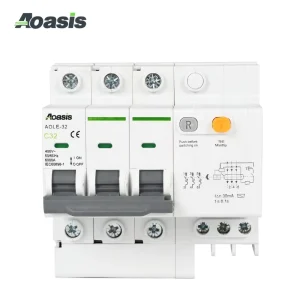 RCCB AOLE 63 RCBO 3P+N Residual Current Circuit Breaker With Overcurrent Protection