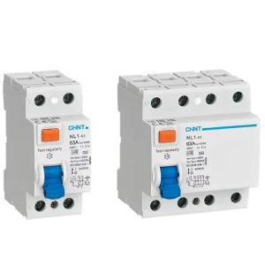 RCCB Circuit Breaker 25A 40A 63A 230V 400V 2P 4P NL1 Residual Current Operated Circuit Breaker