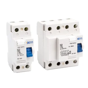 RCCB F362 F364 Series ELCB 2 Pole 4 Pole Earth Leakage Circuit Breaker 30mA
