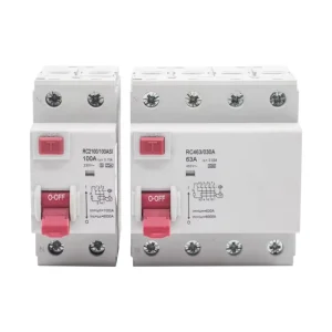 RCCB RCBO RCD Miniature Residual Current Devices Residual Current Circuit Breakers Short-Circuit Protection Electronic
