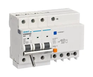 RCD Residual Current Device 2P 3P 4P Din Rail Mounting for Home Commercial Power Distribution