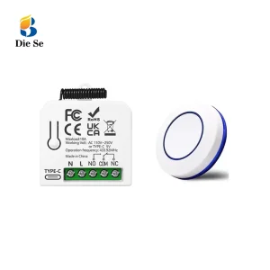 RF 433 Mhz Wireless Remote Control Switches AC110V 220V 10A 2000W 50m Range 1 Way Circuit Relay Receiver for Lights Garage Door