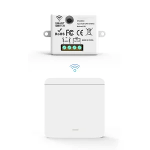 RF 433Mhz Wireless Waterproof Switch Module for LED Light & Lamp Home Remote Wall Controller 2-Gang 10A 110V-220V