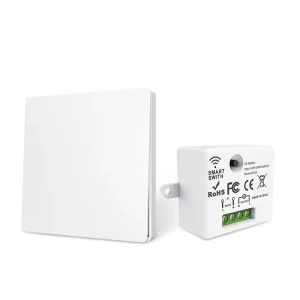 RF433 Wireless Light Switch Remote Control Self-Powered Waterproof NFC Network 150m Range 1/2/3 Gang Support 10A Max