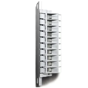 RKM-35 16mm Brass DIN Rail Terminal Block Kit with Rail Clamp and Marking Strips 600V 150A Rated