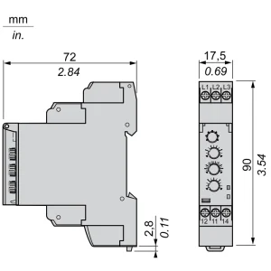RM17TE00 Timer Relay For Industrial Automation