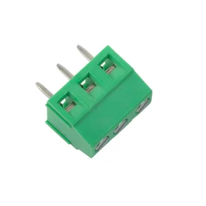 RS 124 3.81mm PCB Mount Terminal Block 2-24 Pin Screw Type PA66 300V Green 10A Wire Connector