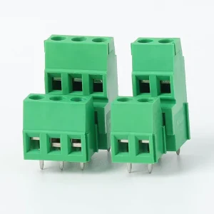RS 128HL 5.08MM Pluggable PCB Screw Terminal Block 2-24 Pole 10A PA66 Green 300V