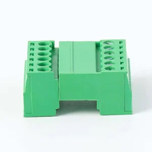 RS 15EDGK 3.81mm Pitch Pluggable Terminal Block Female Plug PA66 8A 300V Green 2 24 Pole for Industrial Control