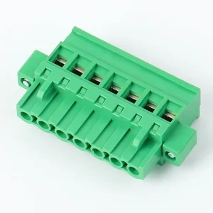 RS 2EDGKAM-5.08 PCB Connectors Female Terminal Blocks with Screw Ears 5.08mm Pluggable PA66 15A 300V China