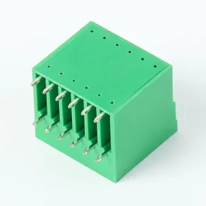 RS 3.81mm Pitch Dual Row 90 Degree Male Header 15EDGRH PCB Connector Solder Type PA66 300V 8A