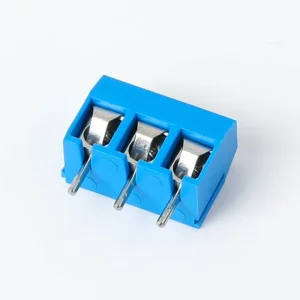 RS 301 5.0mm PA66 Green PCB Mount Terminal Block 2 3 Pin Screw Type 10A 300V Wire Connector