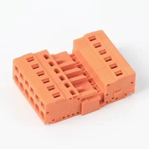 RS 5.08mm Pluggable Terminal Block PCB Connector PA66 Material 160V Rated Voltage 4A Current Male Female Pair with Ears