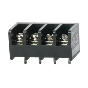 RS 611 6.35 Plug In PA66 6.35mm Pitch PCB Terminal Block Fence Type Screw Connector Straight Pin