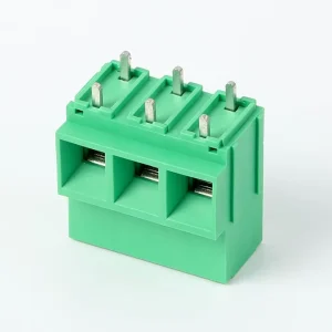 RS Green 6.35mm Pitch 635 PCB Terminal Block Fixed Screw Type Wire Connector Straight Pin PA66 10A 300V