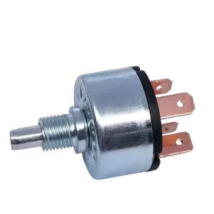 RS30 Rotary Switch 4 Position 3 Speed Auto Selector Switch Metal Panel Mount for Fan Control