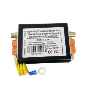 RS485 CCTV Surge Protection 220V Lightning Protection Device for Monitoring System Signal Combination Functions Stock