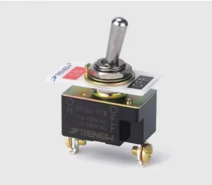RT S6 11B Mini Metal General Purpose On Off Toggle Switch SPST 6A 250VAC IP40 Screw Terminals for Electrical Equipment