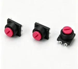 RV 22 Rotary Selector Switch 5A 250VAC T105 6000 Cycles CE CQC Panel Mount 4Pin Rotate Switch RoHS