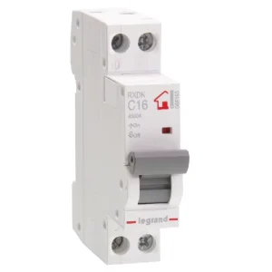 RXDR Series 30mA Residual Current Circuit Breaker Overload and Earth Leakage Protection Switch for Electrical Circuits