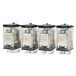RXM2AB2BD RXM4AB2JD RXM2AB2B7 DC24V Mini Power Intermediate Relay with LED for Industrial Control Insert and Pull Method