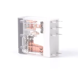 RY ele Customizable 16A 250VAC 30VDC RX1CO D24LT & RX1COF Miniature Electromagnetic Relay Set Test Button Sealed 5pin Ag Alloy