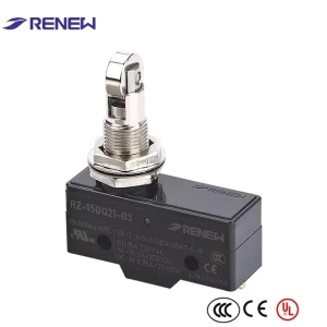 RZ-15GQ21-B3 Micro Switch Panel Mount Cross Roller Plunger CE Equipment 15A Max. Current SPDT Circuit Plastic IP00