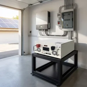 Rack-Mounted Lithium Ion LiFePO4 Solar Energy Storage Battery IP65 Protection Home Solar Energy System