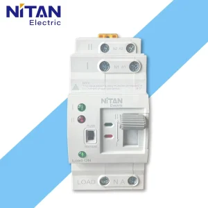 Rail Type D2R-63A 230V 2P Single Phase 10kA Breaking Capacity Dual Power Automatic Transfer Switch PC Type