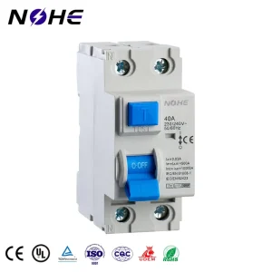 Rccb Miniature Circuit Breaker 16A 25A 40A 63A 1P+N 3P+N Residual Current Circuit Breaker