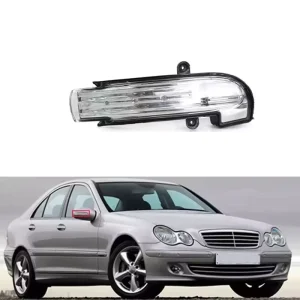 Rearview Mirror with Turn Signal Indicator Side Exterior Accessory Light Lamp 12V 18W OE 2038201521