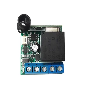 Relay DC 12V 10A 1 Channel 433MHZ RF Wireless Remote Control Switch for Electronic Curtain