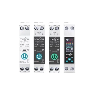 Relay GSH202 63A Smart Home Copper Circuit Breaker 1P+N APP AC DC 6kA 85-220V Protection Relay Automatic Circuit Breaker