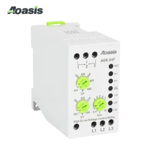 Relay Manufacturer 3 Phase Voltage Relay AGK 04F 380VAC Phase Sequence Relay Under Voltage Device for Traffic Signal