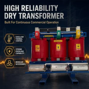 Reliable 3 Phase 80-2500kva Step Down Transformer IEC Standard Isolation Transformer Dry Type Power Transformer