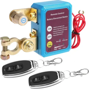 Remote Battery Disconnect Switch 12V 240A Battery Kill Switch Anti-Theft Automatic Cut Shut Off Switch for Car Truck Boat RV ATV