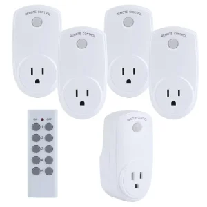 Remote Control Switch Socket Wireless Plug Wireless 30m Range Smart Plug Us