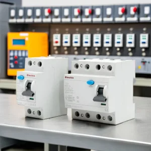 Residual Current Circuit Breaker 50/60Hz 2/4 Pole Earth Leakage Circuit Breaker RCCB 16-63A