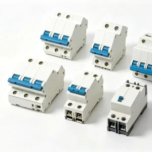 Residual Current Circuit Breaker RCBO MCB Combined Overload Leakage Protection 1P+N 2P Din Rail Earth Leakage Safety Switch
