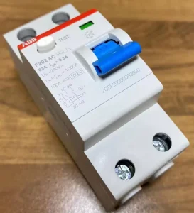 Residual Current Circuit Breaker RCCB F202 AC-25/0.1 F202 AC-25/0.3 F202 AC-25/0.5 F202 AC-25/0.03 25A 2P