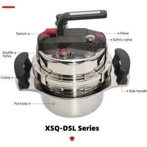 Restaurant Serving Pot Stainless Steel Fast Cook Pressure Cooker Bibimbap Small Rice Cooker Korean Mini Pressure Cooker
