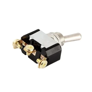 Retro toggle switch on off on 3 way SPDT 10A 250VAC with 3 screw terminal pins for craft SPDT applications