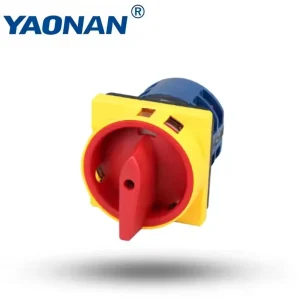 Rotary Selector Switch Industrial Power Transition 1 0 2 Position 63A 690V