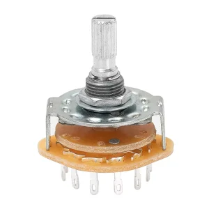 Rotary Switches 1/2/3/4/6 Poles 2/3/4/6/7/8/10/12 Position Round Rotary Cam Switch 4 Positions for Electrical Fan 250V AC
