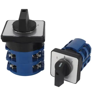 Rotary Transfer Switch Manual Changeover Switch LW26 Plastic Screw Terminal IP65 3 Positions 2 Phase Universal Rotary Selector