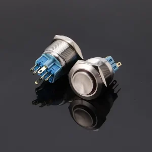 Round Push Button Switch 25mm Illuminated Switch High Button