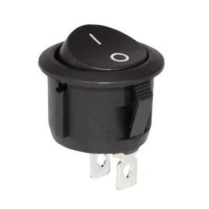 Round Rocker Switch 20mm SPST Mini 2 Pin On Off Toggle Switch for Car Automotive RV