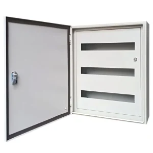 Row Type MCB Distribution Box Outdoor Metal Enclosure Power Box Modular DIN Rail Distribution Boards