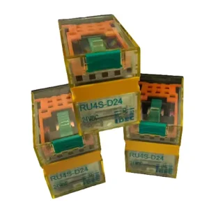 Ru4s General Purpose Relay Ru4s d24 24v Auxiliary in Stock New Original Industrial Automation Programmable Control Plc